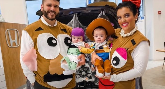 Diy mr potato head costume