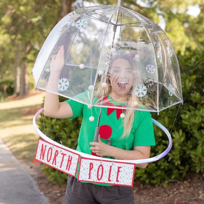 Diy snow globe costume