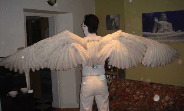 Diy angel costume wings