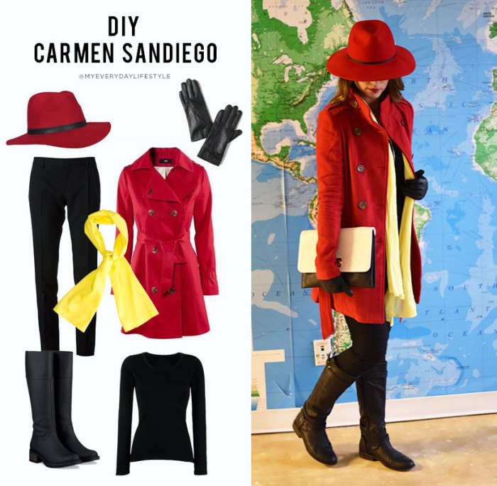 Diy carmen sandiego costume