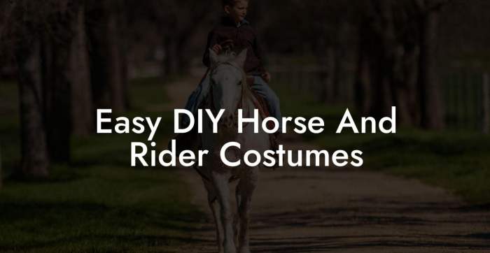 Horse pumpkin costume with rider diy