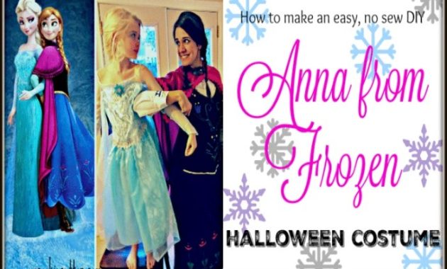 Anna frozen costume diy