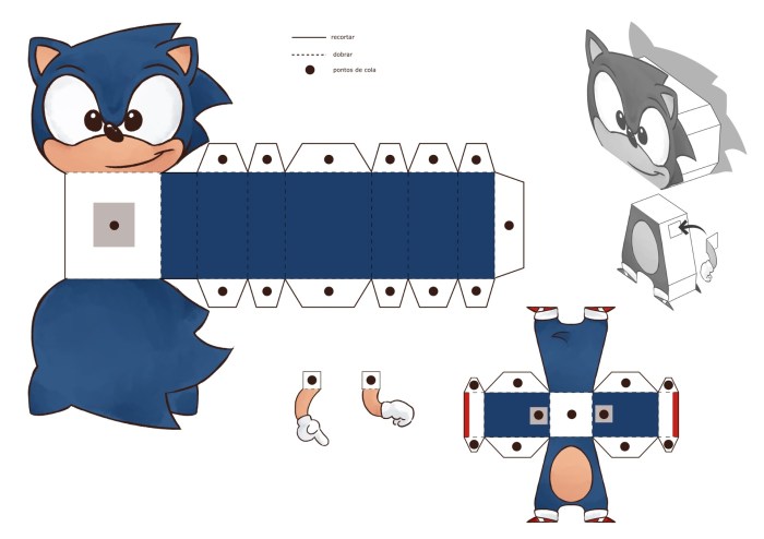 Sonic the hedgehog costume diy